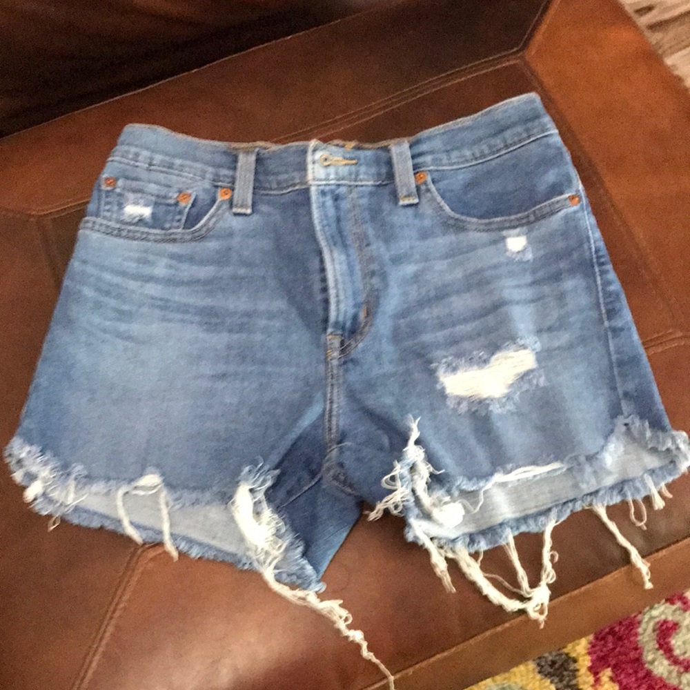 Distressed Levi’s Women’s Shorts
